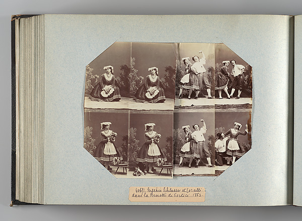 André-Adolphe-Eugène Disdéri, Eugénie Schlosser et Coralli