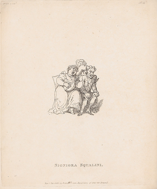 Thomas Rowlandson, Signiora Squalini