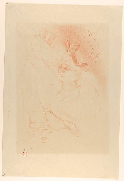 Henri de Toulouse-Lautrec, Mademoiselle Lender and Baron