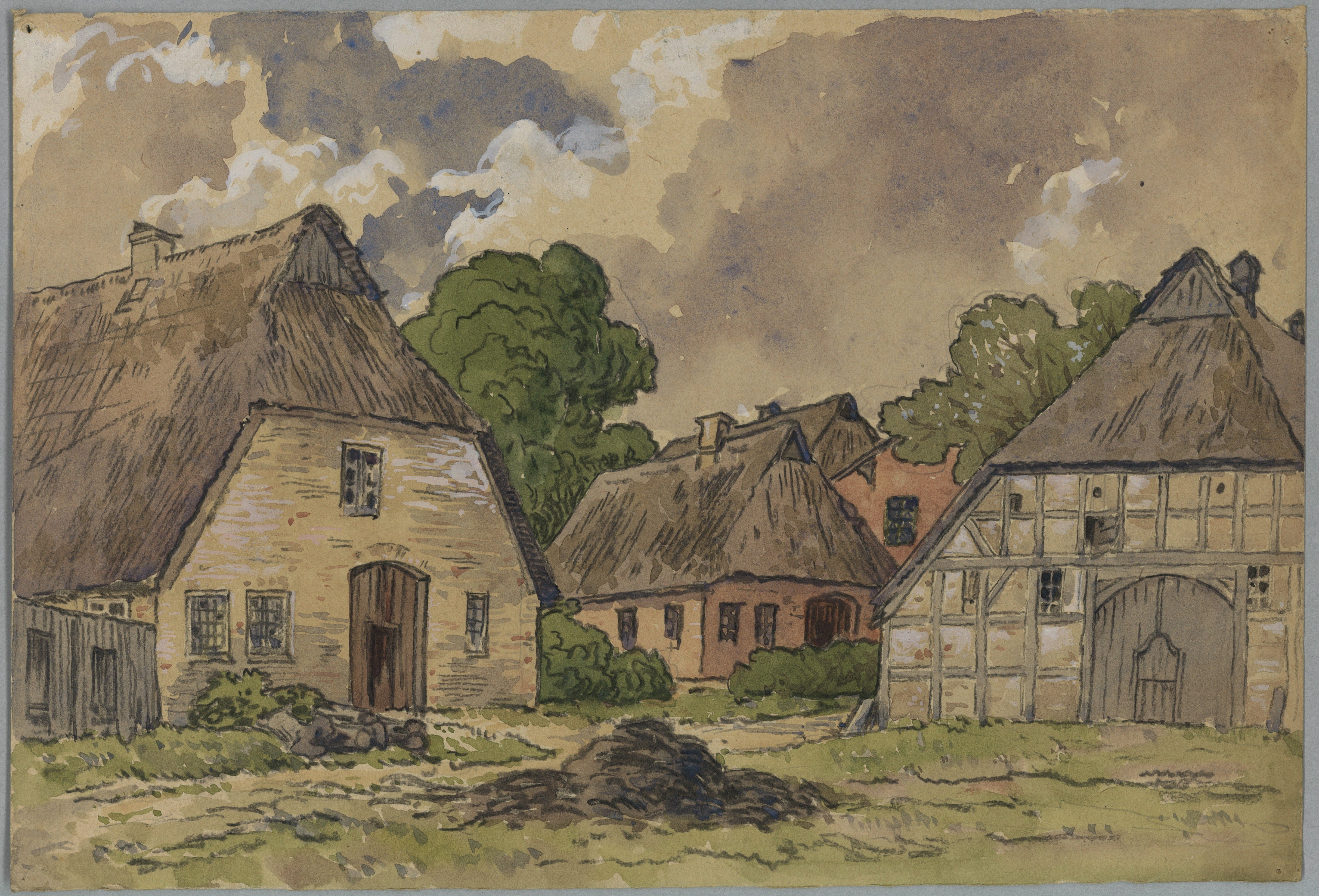 Otto Stiehl, Hademarschen (Holstein): Bauernhäuser