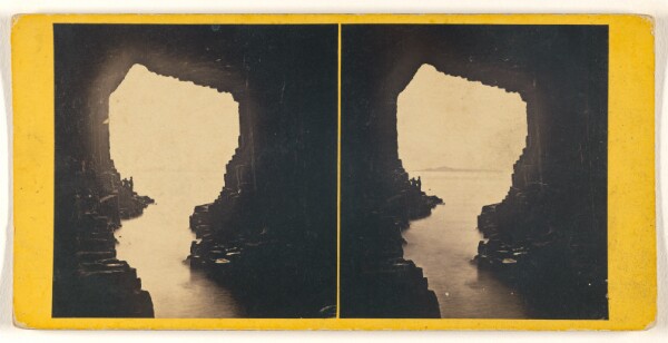 George Washington Wilson, Interior of Fingal's Cave, looking towards Iona.