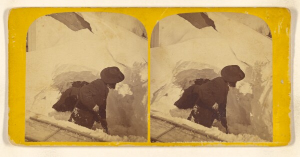 John B. Heywood, Winter Scene - Digging Out. [Boston, Mass.]