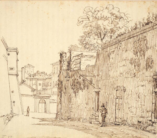 Wilhelm Marstrand, Gade i Rom