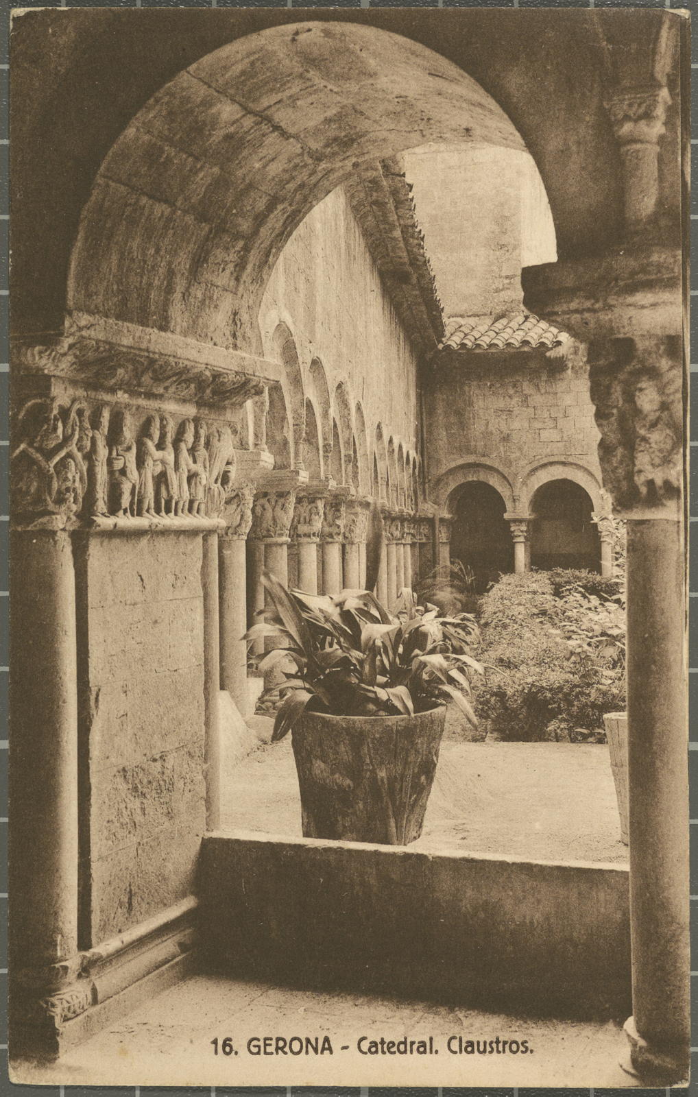Josep Esquirol Pérez, 16. GERONA. - Cathedral. Cloisters