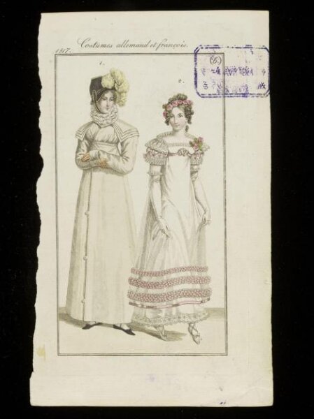 Unknown, Costumes Allemands et Francois