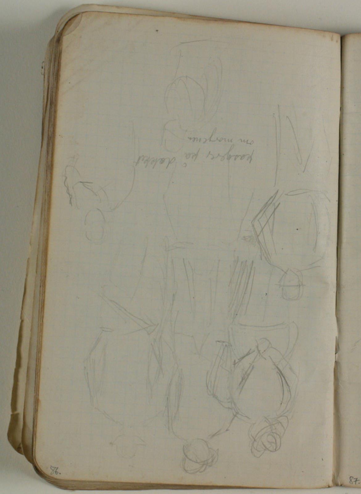 Niels Larsen Stevns, Figurskitser. Notat