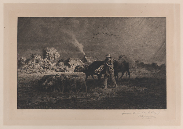 Charles Jacque, The Storm
