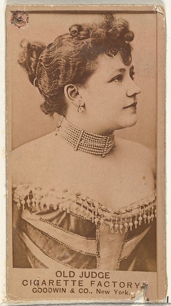 Goodwin & Company, From the Actors and Actresses series (N171) for Old Judge Cigarettes