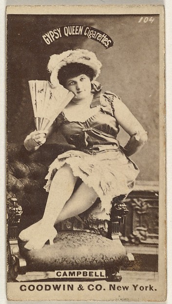 Goodwin & Company, Campbell, from the Actors and Actresses series (N171) for Gypsy Queen Cigarettes