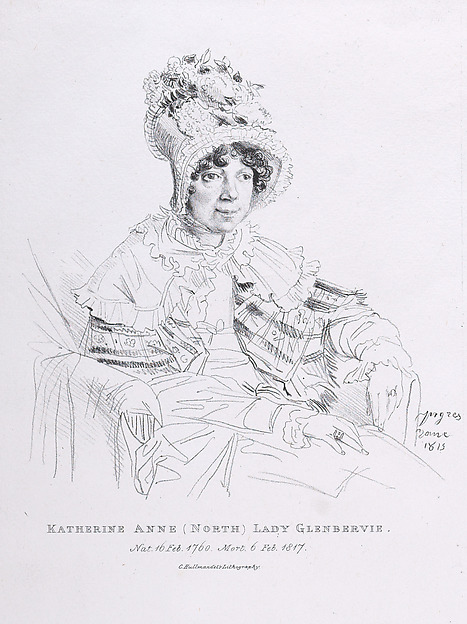 Jean Auguste Dominique Ingres, Portrait of Katherine Anne (North), Lady Glenbervie