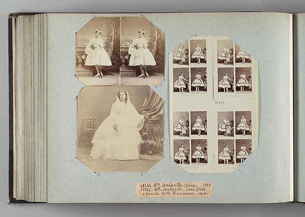 André-Adolphe-Eugène Disdéri, Mlle Sanlaville dans Gisèle