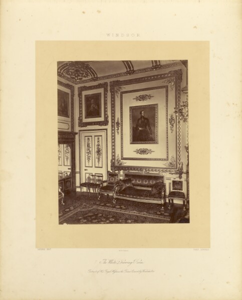 André Adolphe-Eugène Disdéri, The White Drawing Room. Portrait of His Royal Highness the Prince Consort, by Winterhalter
