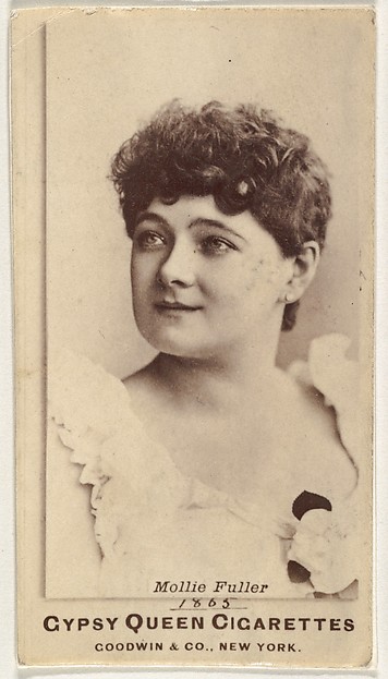 Goodwin & Company, Mollie Fuller, from the Actors and Actresses series (N171) for Gypsy Queen Cigarettes