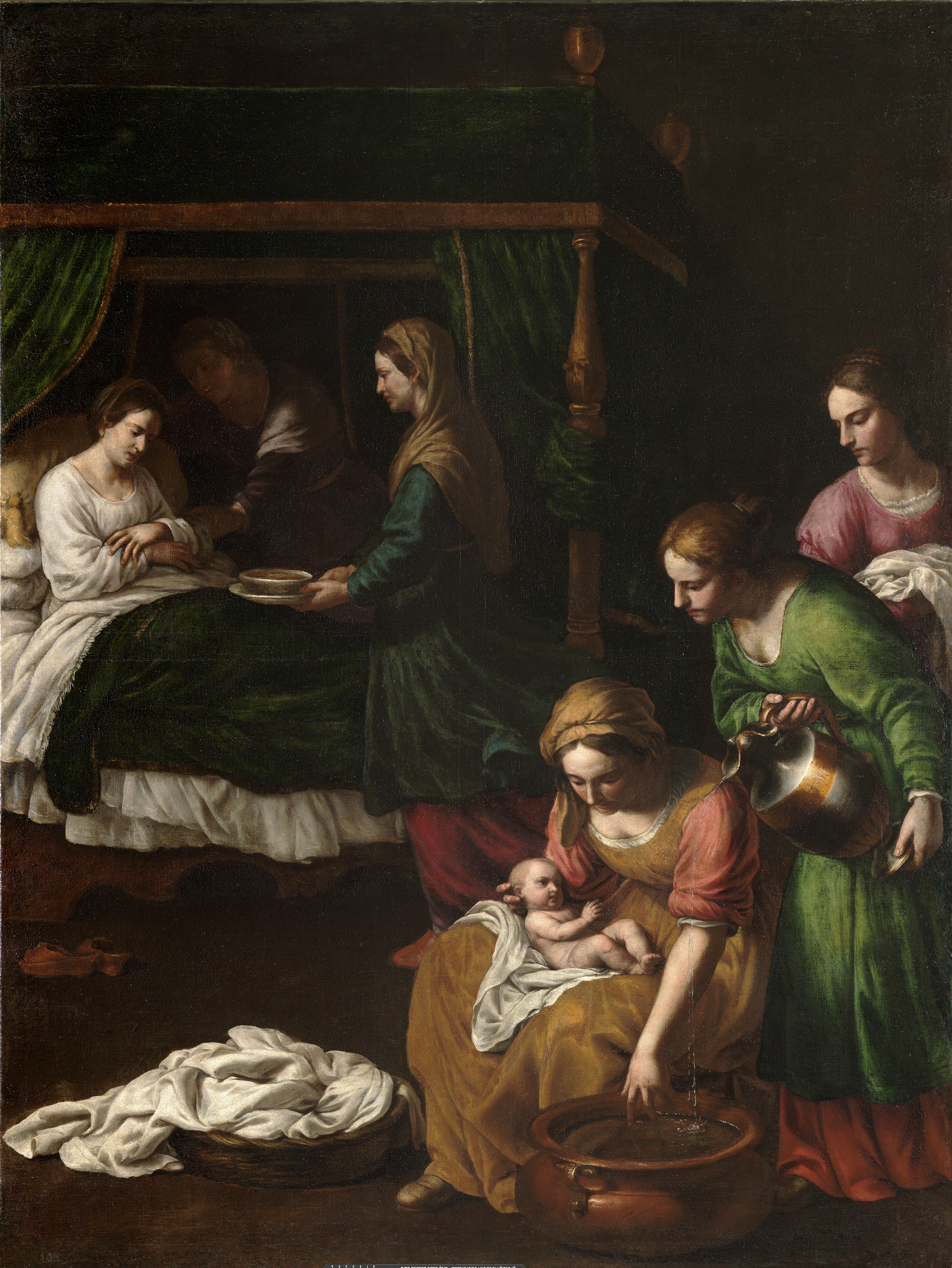 Alessandro Turchi, The Birth of the Virgin