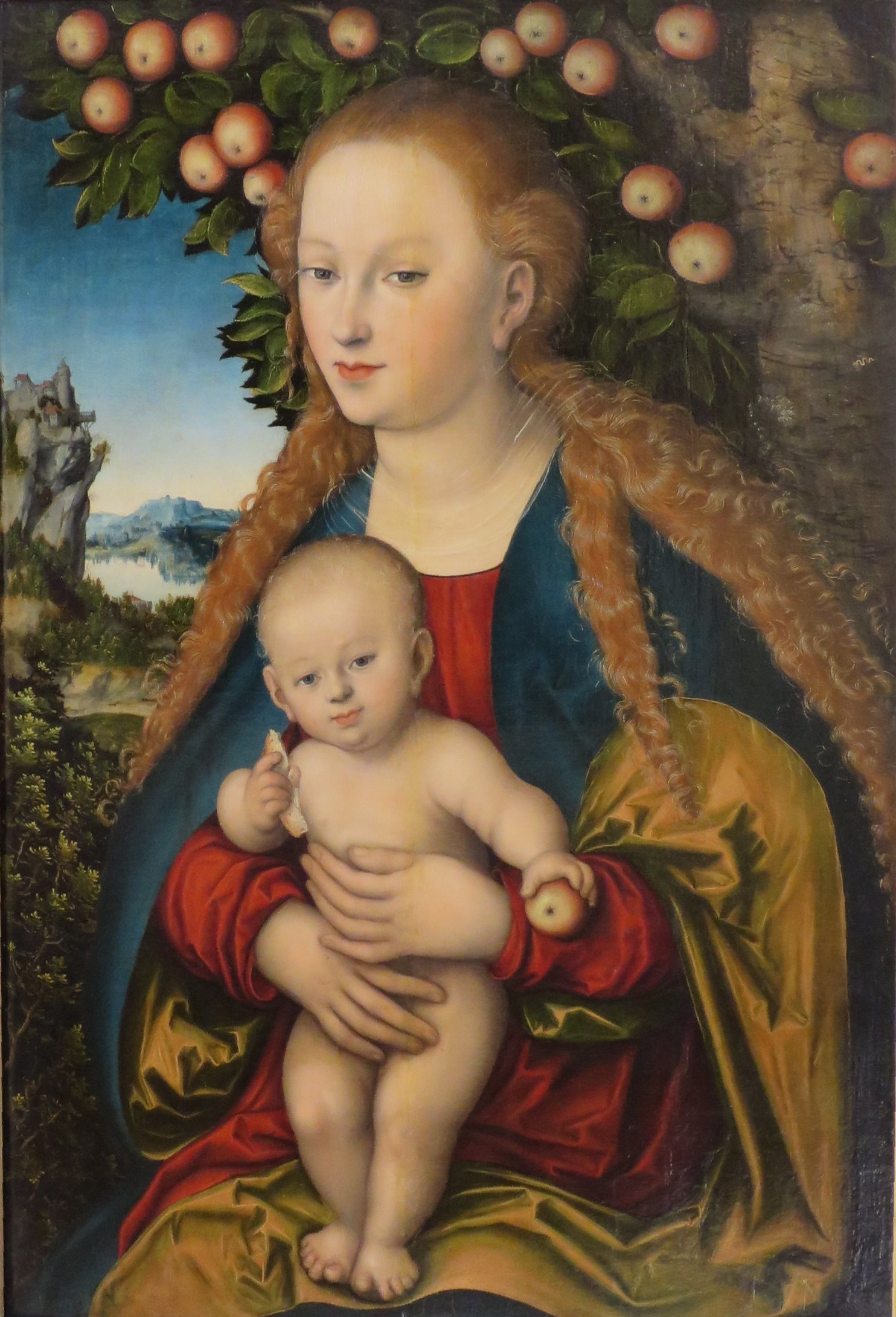 Lucas Cranach the Elder, Madonna and Child under the Apple Tree