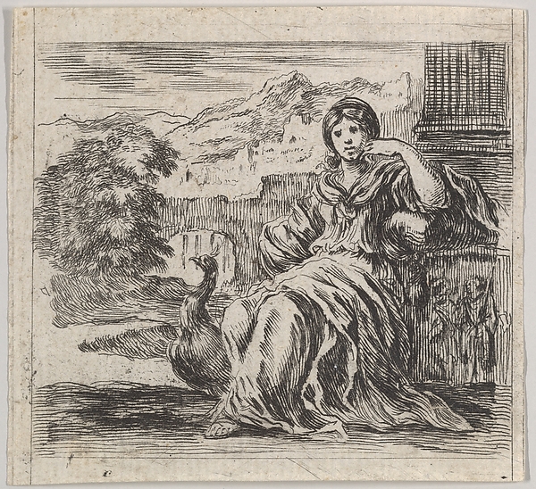 Stefano della Bella, Juno, from "Game of Mythology" (Jeu de la Mythologie)