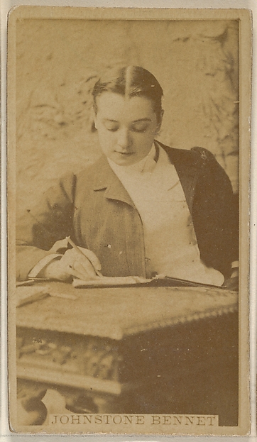 Allen & Ginter, Johnstone Bennet, from the Actors and Actresses series (N45, Type 8) for Virginia Brights Cigarettes
