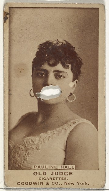 Goodwin & Company, Pauline Hall, from the Actors and Actresses series (N171) for Old Judge Cigarettes