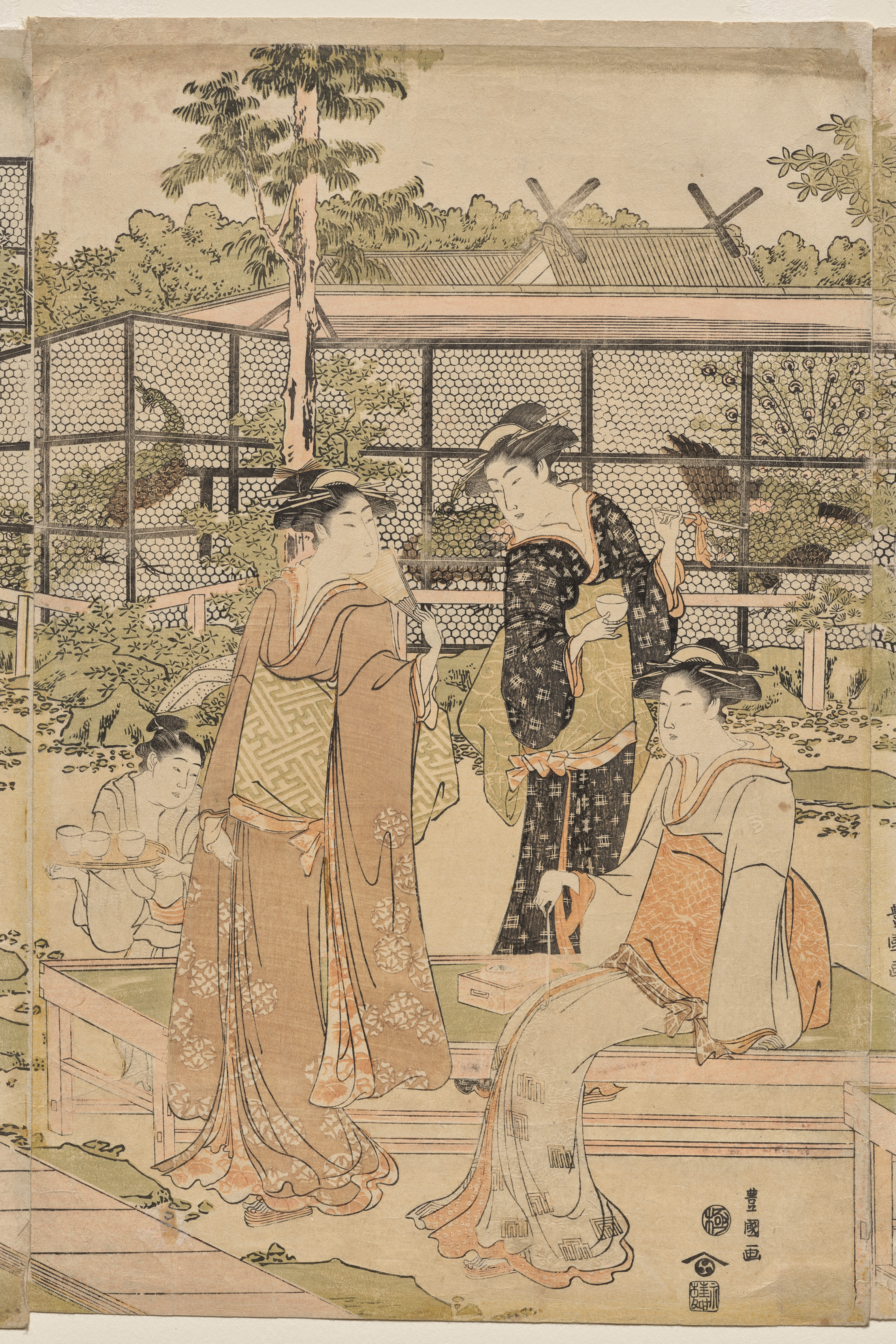 Utagawa Toyokuni, The Shika Teahouse