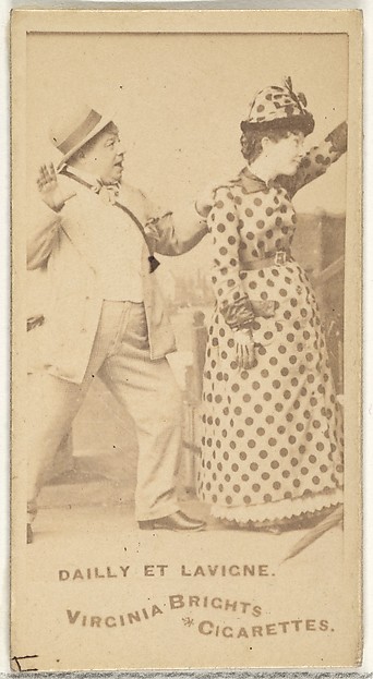 Allen & Ginter, Dailly et Lavigne, from the Actors and Actresses series (N45, Type 1) for Virginia Brights Cigarettes