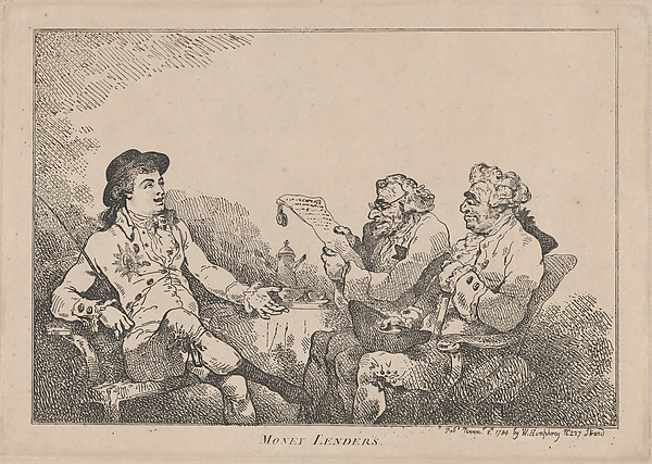 Thomas Rowlandson, Money Lenders
