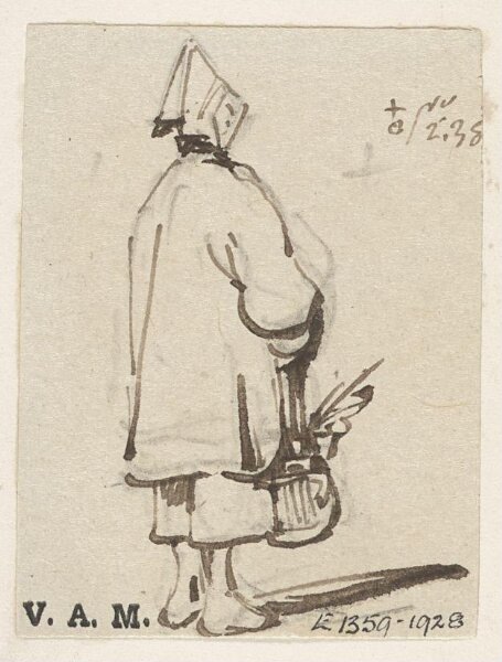 George Chinnery, A boatwoman holding a basket