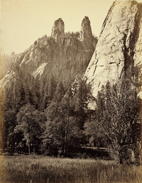 Carleton Watkins, [Cathedral Spires]