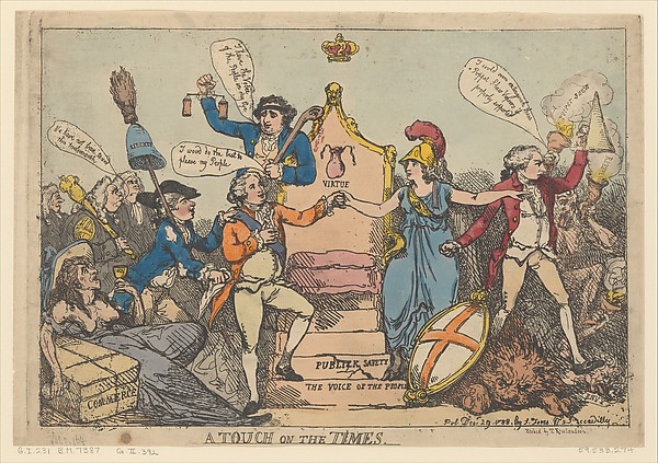 Thomas Rowlandson, A Touch on the Times