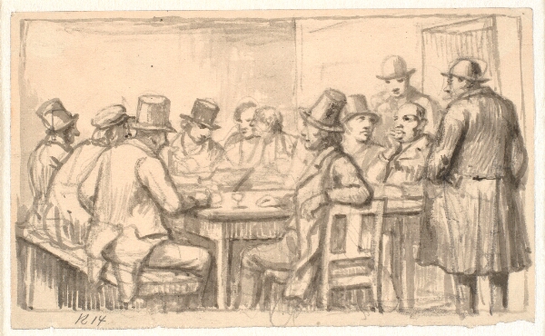 Wilhelm Marstrand, Politikere i en krostue