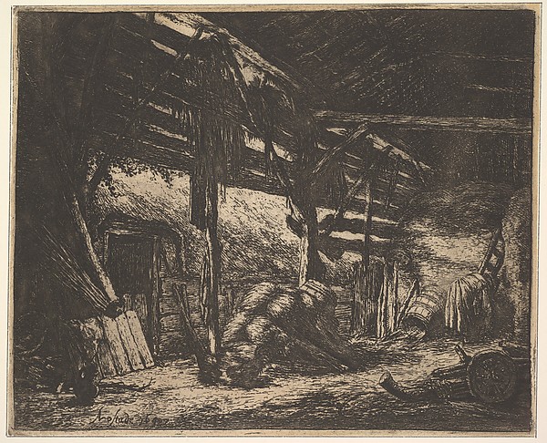 Adriaen van Ostade, The Barn