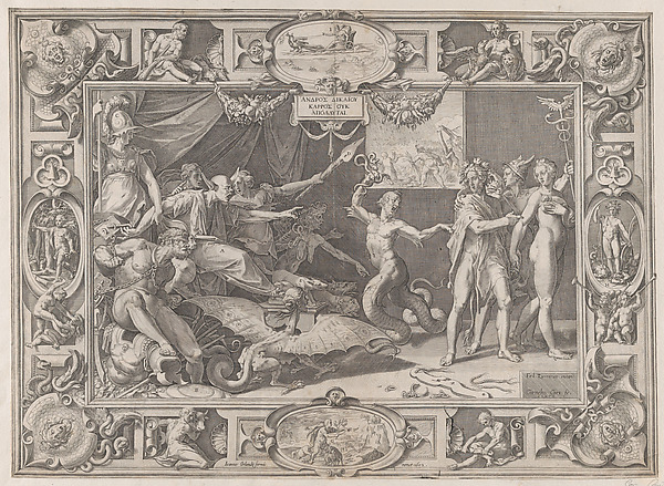 Cornelis Cort, The Calumny of Apelles