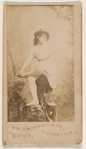 William S. Kimball & Company, Miss Meyer, from the Actresses series (N203) issued by Wm. S. Kimball & Co.