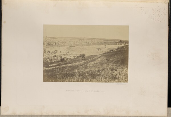 Francis Frith, Jerusalem from the Mount of Olives, No. 2