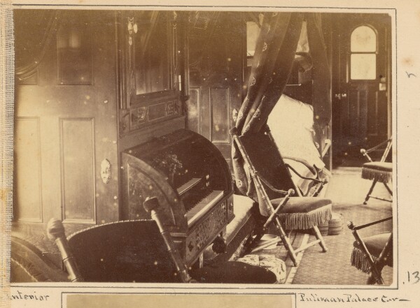 Carleton Watkins, Pullman Palace Sleeping Car Palmyra.