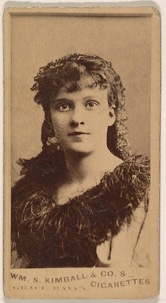 William S. Kimball & Company, Grace Raven, from the Actresses series (N203) issued by Wm. S. Kimball & Co.