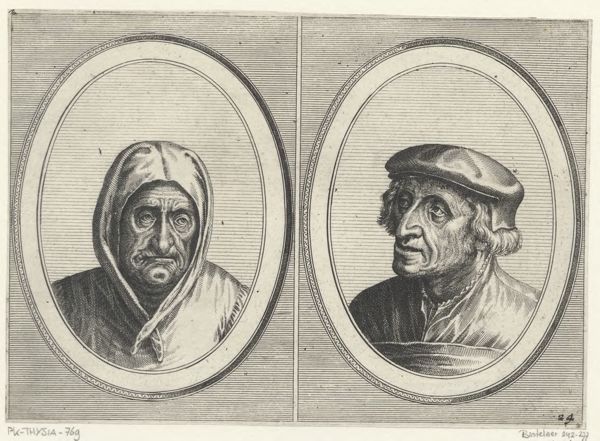 Doetechum, Johannes of Lucas van, (printmaker), Aecht Sonder-Ziel and Heertje Al-te-mooy