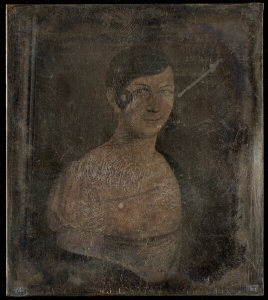Unknown, [Portrait of a Seated Woman]