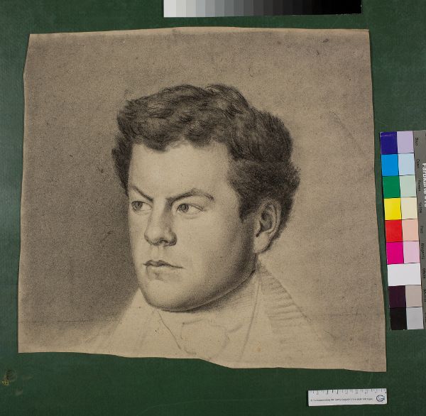 Unknown artist, Bildnis eines unbekannten jungen Mannes