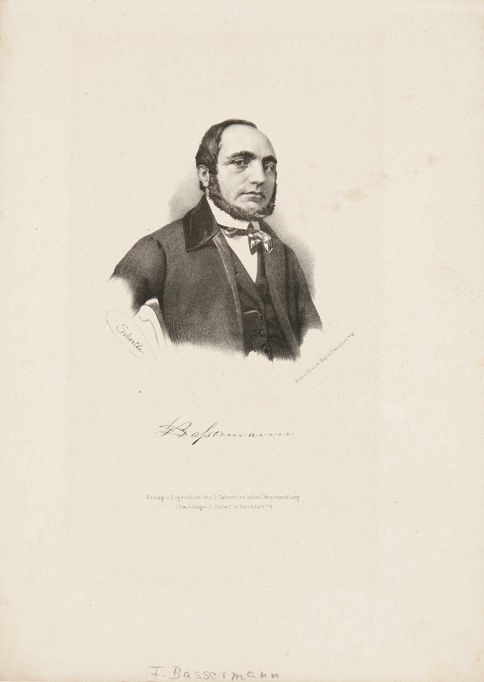 Valentin Schertle, Bildnis Friedrich Daniel Bassermann