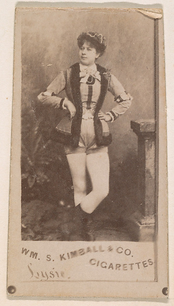 William S. Kimball & Company, Miss Lysie, from the Actresses series (N203) issued by Wm. S. Kimball & Co.