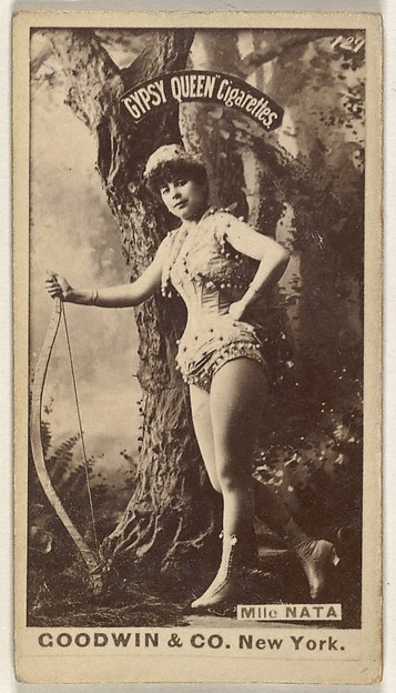 Goodwin & Company, Mlle. Nata, from the Actors and Actresses series (N171) for Gypsy Queen Cigarettes