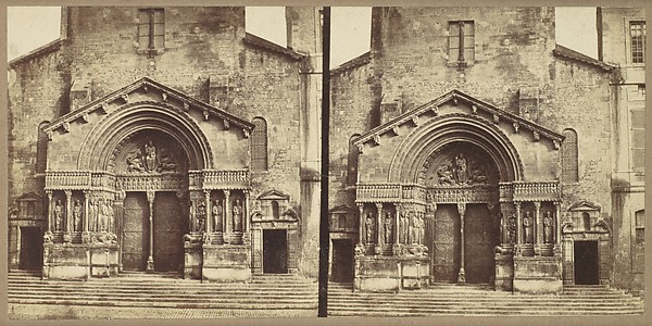 Edouard Baldus, [Portal, Church of Saint-Trophime, Arles]