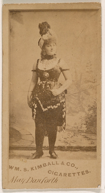William S. Kimball & Company, May Danforth, from the Actresses series (N203) issued by Wm. S. Kimball & Co.