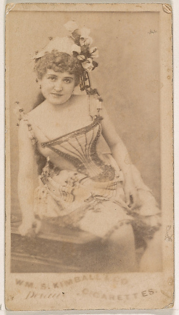William S. Kimball & Company, Miss Devaux, from the Actresses series (N203) issued by Wm. S. Kimball & Co.