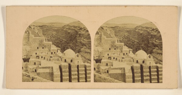 Francis Frith, Monastery of St. Saba. Three hours and a half east-south-east of Jerusalem. The view is taken from the south-west.