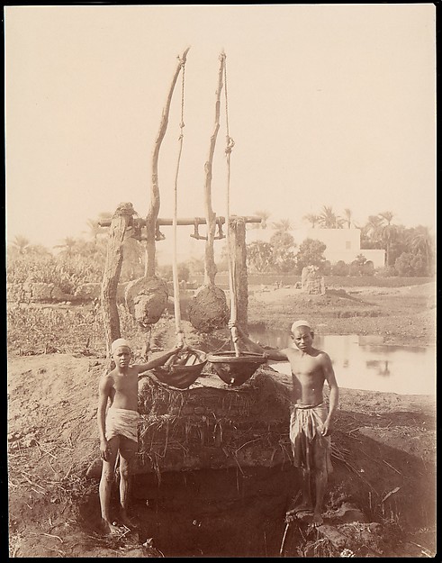 Unknown, [Two Boys Beside a Well]