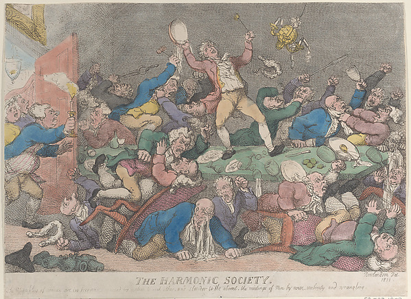 Thomas Rowlandson, The Harmonic Society