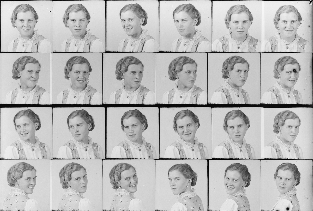 Skötsner-Edhlund, Ateljé Portrait - Woman, Östhammar, Uppland