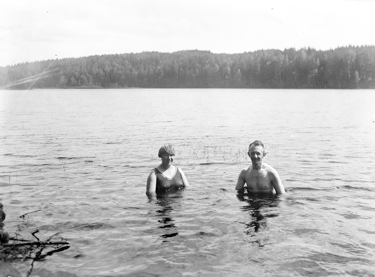 Evald Eriksson, Gunnar och jag i Gårdsjön.