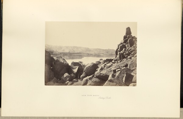 Francis Frith, View from Biggeh, Looking South
